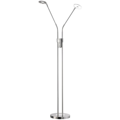 Fischer &amp;amp; Honsel LED stojeća svjetiljka s mogućnosti zatamnjivanja u srebrnoj boji (visina 150 cm) Dent &amp;ndash; Slike