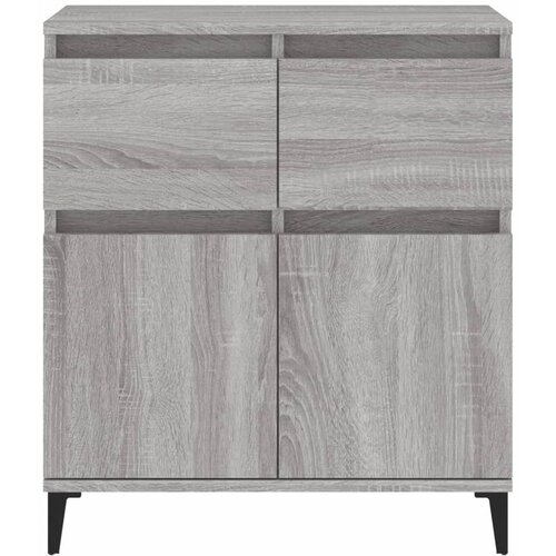  Komoda sivog hrasta sonome 60x35x70 cm od konstruiranog drva Slike