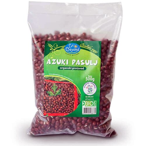 Beyond Organski azuki crveni pasulj, 500g Slike