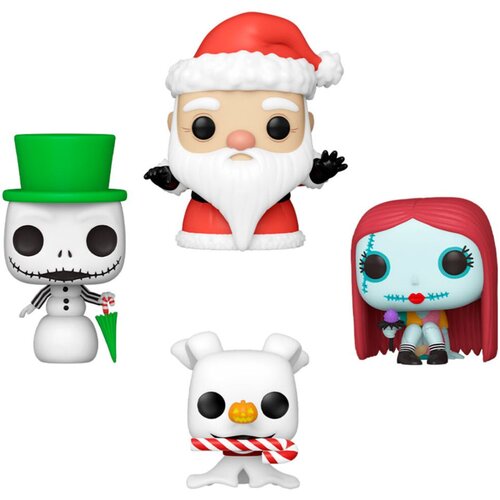 Funko Pocket POP pack 4 figures Disney Nightmare Before Christmas Holiday Exclusive Slike