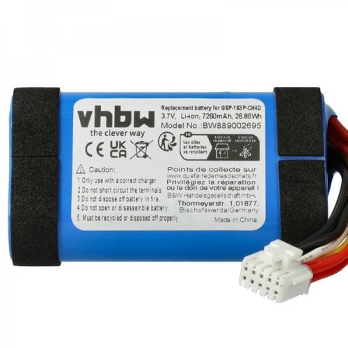 VHBW Baterija za JBL Pulse 5, 7260 mAh Cene