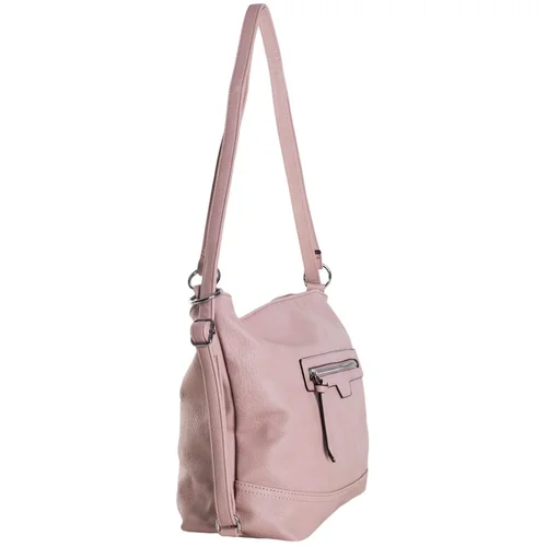 Fashionhunters Light purple 2in1 backpack bag made of ecological leather