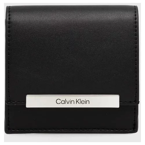 Calvin Klein Denarnica ženska, črna barva, K60K612206