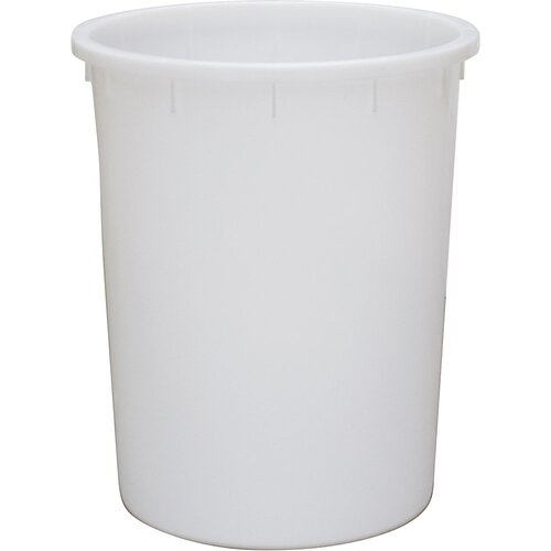 Eurokraft basic okrogla posoda, prostornina 200 l, od 10 kosov, bele barve Slike