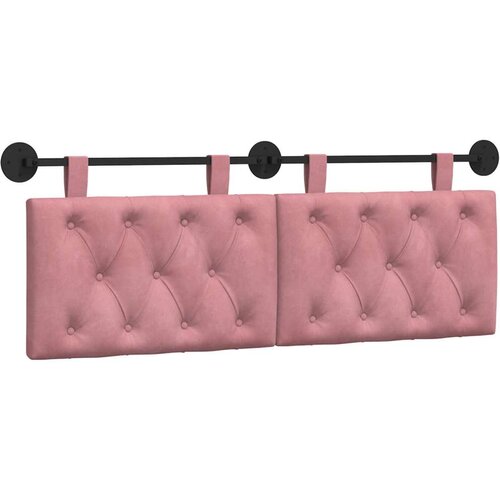  Držeće uzglavlje Zidne Ružičasta 130 x 55 x 7 cm Bar&amp;scaron;un - Ružičasta 120 cm bez LED Slike