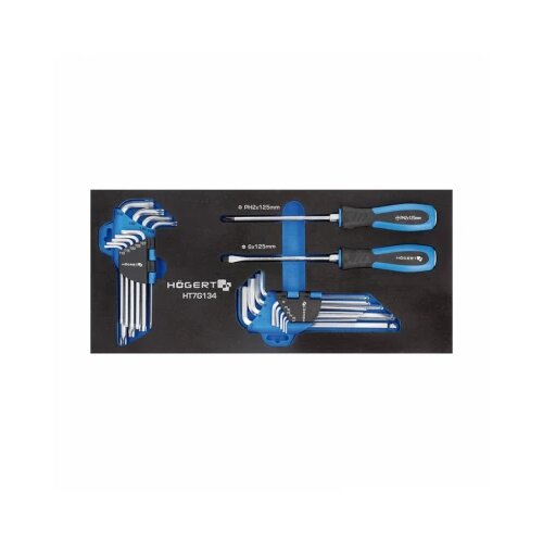 Organizator EVA SET ODVIJAČA IMBUSI HEX I TORX 20 KOM HT7G134 Slike