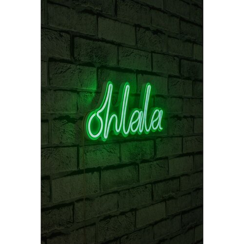 Wallity Dekorativna LED rasveta Oh La La, 66x17x2cm, Zelena Cene