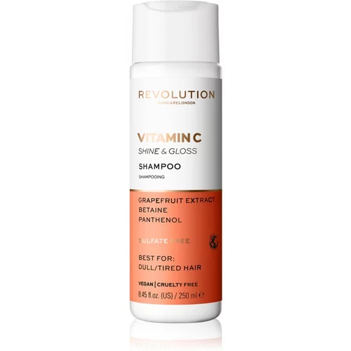 Revolution Haircare Skinification Vitamin C osvežujoči šampon za hidracijo in sijaj 250 ml