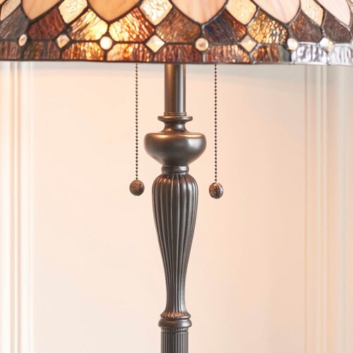  Endon 63972 - Stojeća lampa Tiffany BROOKLYN 2xE27/60W/230V, prečnik 50 cm Slike