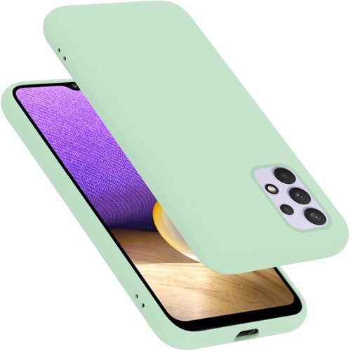 Cadorabo Ohi&amp;scaron;je, združljiv s Samsungom v tekoči svetlo zeleni barvi - za&amp;scaron;čitni pokrov iz fleksibilnega silikona TPU, (20586592) Slike