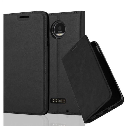 Cadorabo Ohi&scaron;je, združljivo z Motorola MOTO Z PLAY v nočna črna - Za&scaron;čitni ovitek z magnetnim zapiranjem, stoječo funkcijo in režo za kartice, (20558013) Cene