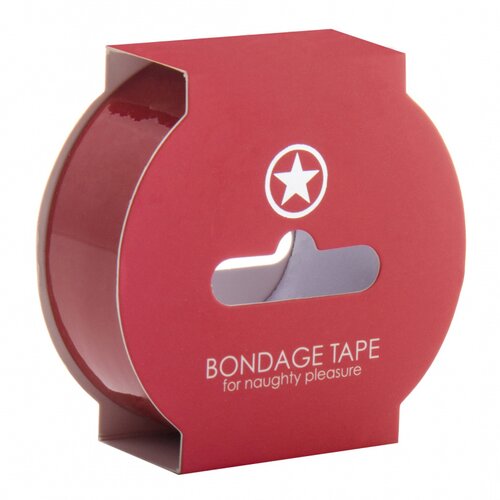 Ouch! Non Sticky Bondage Tape 17,5m Red Cene