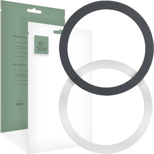 TECH-PROTECT MAGMAT ZA MAGSAFE RING 2-PACK BLACK & SILVER ZA IPHONE, (22070879) Cene