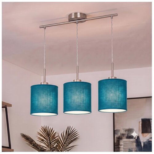 Brilagi LED luster na sajli NUBILA 3xE27/60W/230V tamno plava Cene
