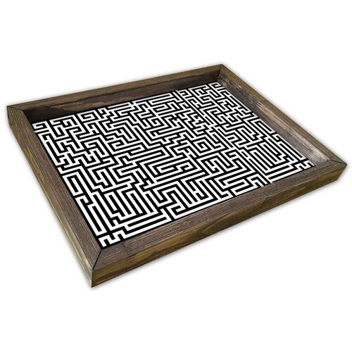Hanah home poslužavnik AT-030, 30x40cm, &amp;scaron;areni Slike