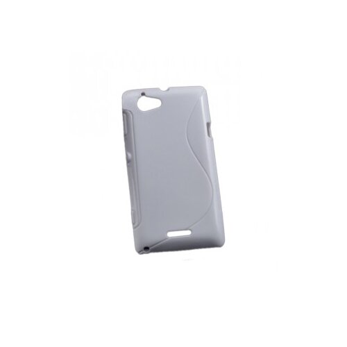  S silikonski ovitek sony xperia l bel Slike