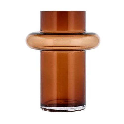 Lyngby Glas narančasta staklena vaza Tube, visina 20 cm Slike