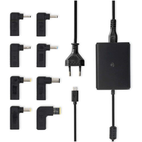 Nedis Ultra hiter 100W polnilnik GaN USB-C za prenosni računalnik / tablični računalnik / pametni telefon, Črna, (5000009875) Cene
