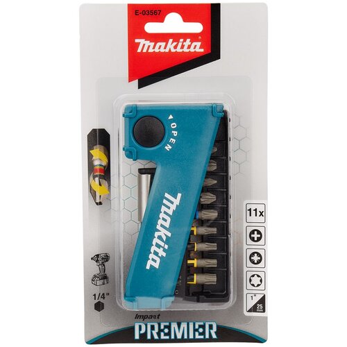 Makita set bitova impact premier 11-delni E-03567 Slike