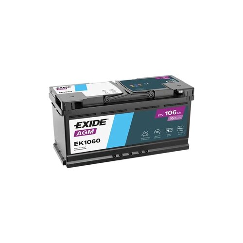 Varta exide start-stop akumulator za automobile 12V 106Ah EK1060 Slike