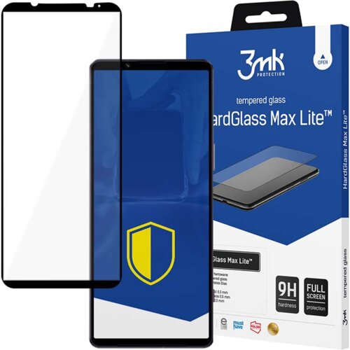 3mk SONY XPERIA 1 V HARDGLASS MAX SOLID KALJENO STEKLO ZA TELEFON, (21967073) Slike