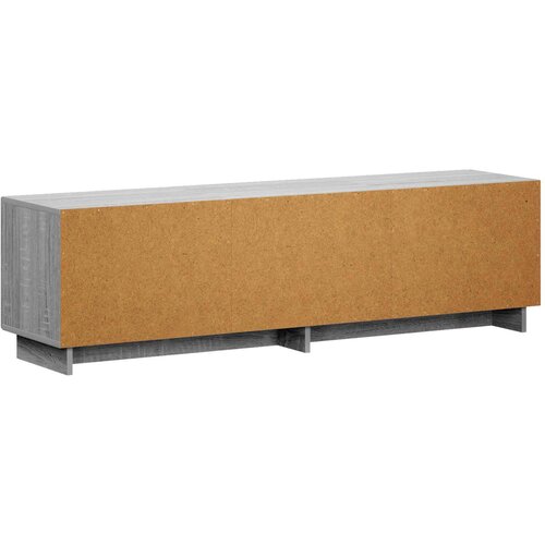  TV stalak 140 x 34,5 x 40 cm Siva Sonoma Konstruirano drvo Slike
