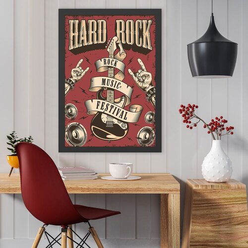 Wallity Uramljena slika Hard Rock, 40x55 cm Cene