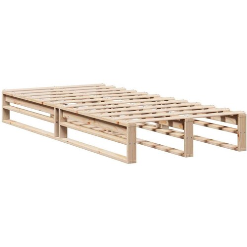 VidaXL Okvir kreveta bez madraca 90 x 190 cm od masivne borovine Slike