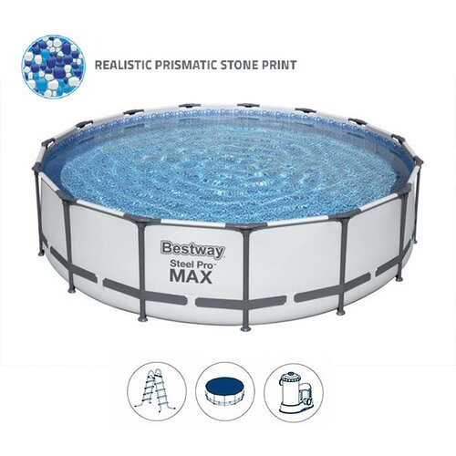 Bestway bazen za dvorište pro max sa čeličnim ramom 366x100cm 56418/58037 Cene