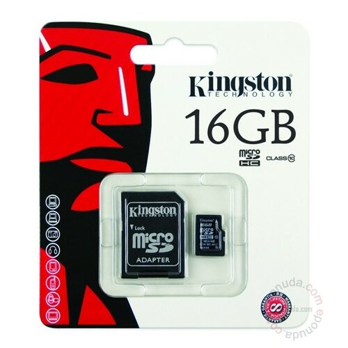 Kingston SDC10/16GB memorijska kartica Slike