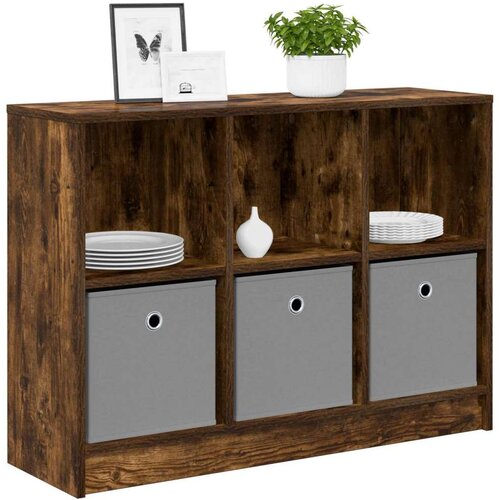 Kreveta s ladicama Dimljeni hrast 88 5 x 27 5 x 63 5 cm Slike
