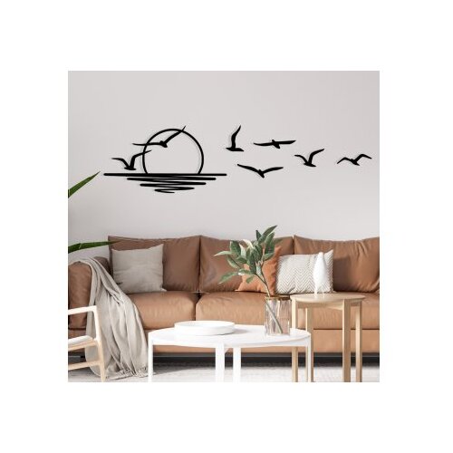 Wallity zidna dekoracija Spiaggia, 115x49cm, Crna Cene