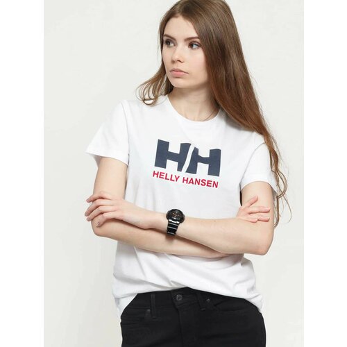 Helly Hansen ženska majica logo ženska majica - bela Slike