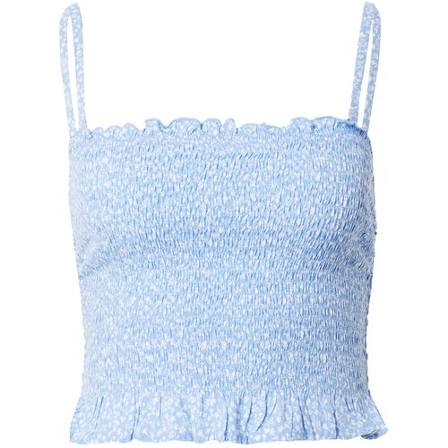 Hollister Bluza svetlo modra / bela Slike
