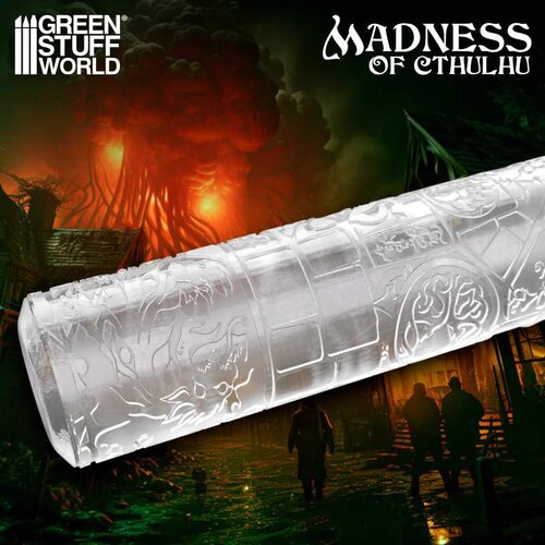 Green Stuff World MADNESS of Cthulhu Rolling Pin | Teksturni valjak Cthulhu Cene