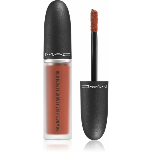 MAC Cosmetics Powder Kiss Liquid Lipcolour mat tekoča šminka odtenek Impulsive 5 ml
