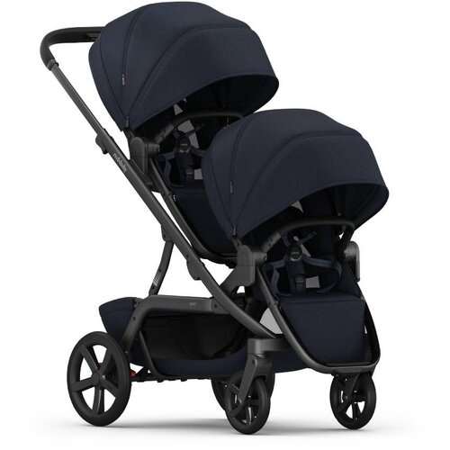 Redsbaby NUVO 2 Twin dječja kolica za blizance 2u1, Midnight Blue Slike