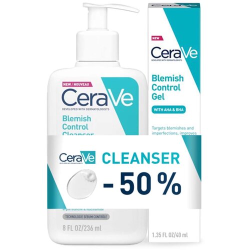 CeraVe Blemish Control Cleanser 236 ml + Gel 40 ml Cene