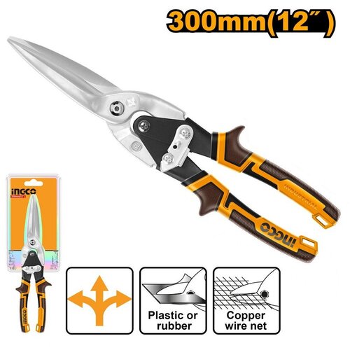 Ingco HTSN0112S Makaze za lim prave 300 mm Slike
