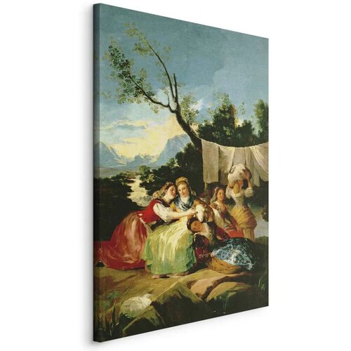  Slika - Francisco Goya – The Washerwomen 80x120 Na talijanskom platnu Cene
