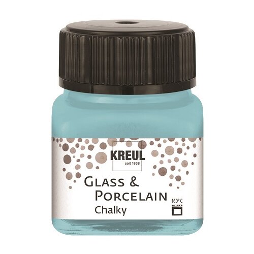 Kreul boja sa efektokom krede za staklo i porcelan kreul 20 ml ice mint Slike