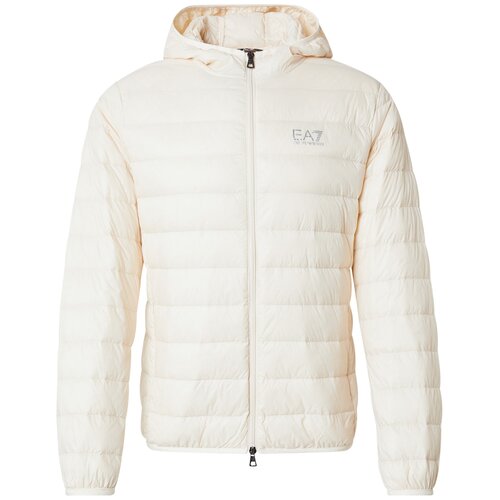 Ea7 Emporio Armani Prehodna jakna siva / bela Slike