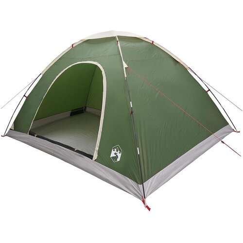 VidaXL Kamping &amp;scaron;ator 6-osobni Zelena 185T Poliester s PU premazom - Zelena Za 6 osoba Slike