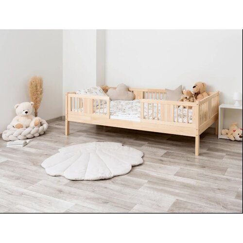 Molarem Home Drveni dječji krevet Luna 20 - svijetlo drvo - 190x90 cm - Bez ladice Cene