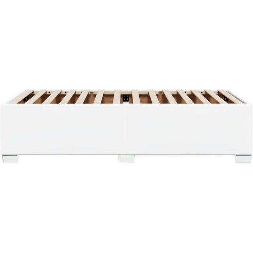 VidaXL Okvir za krevet bijela 90x200 cm od umjetne kože Slike