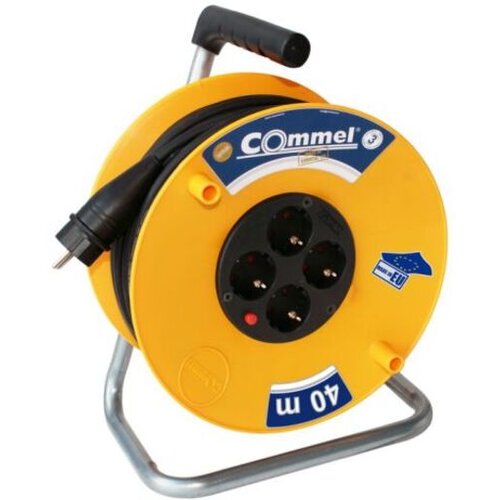 Commel Kabl sa motalicom PVC bubanj 280mm monofazna 50m H05RR-F 3G1,5 Slike