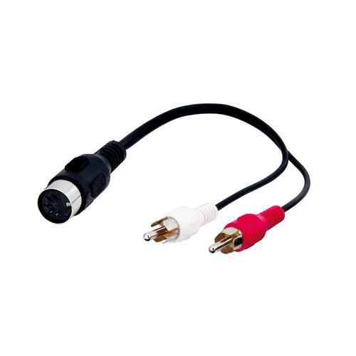 Audio adapter DIN 5PIN na 2RCA 20cm