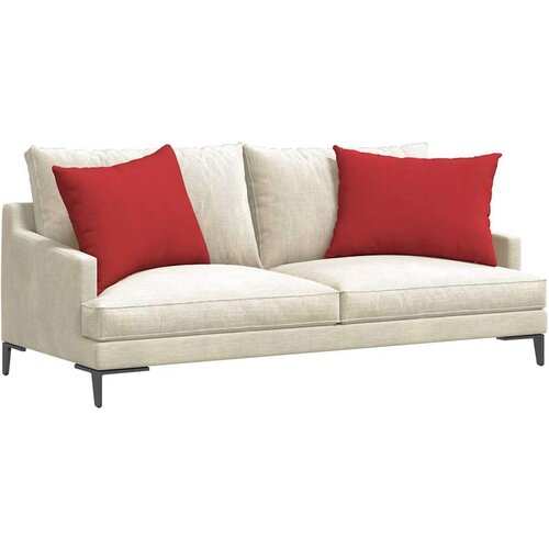 VidaXL jastučići za sofu 2 pcs crvena 70 x 50 cm tkanina Slike