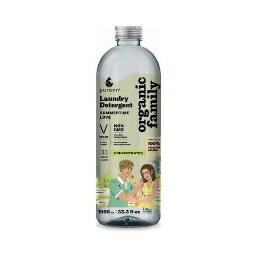 purenn organic family tekući deterdžent - summertime love - 1 l Cene