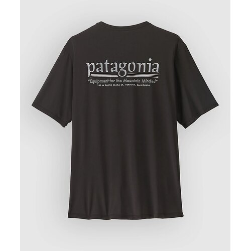 Patagonia Cap Cool Daily - Hut Tripper T-shirt black Slike